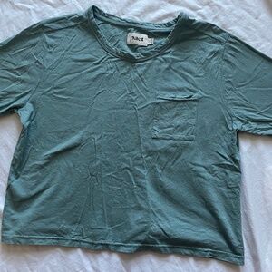 Pact Cotton Hemp Boxy Cropped Tee